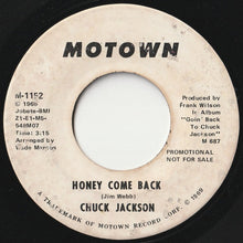 画像をギャラリービューアに読み込む, Chuck Jackson - Honey Come Back / Honey Come Back (7 inch Record / Used)