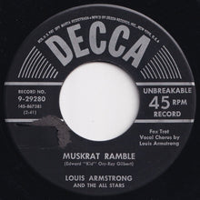 画像をギャラリービューアに読み込む, Louis Armstrong - Muskrat Ramble / Someday You'll Be Sorry (7 inch Record / Used)