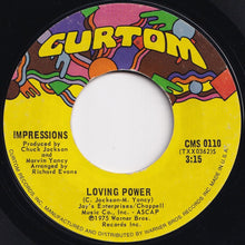 Load image into Gallery viewer, Impressions - First Impressions / Loving Power (7 inch Record / Used)