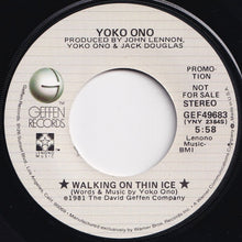 Load image into Gallery viewer, Yoko Ono - Walking On Thin Ice / It Happened (7 inch Record / Used)