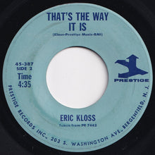 画像をギャラリービューアに読み込む, Eric Kloss - Close Your Eyes / That's The Way It Is (7 inch Record / Used)