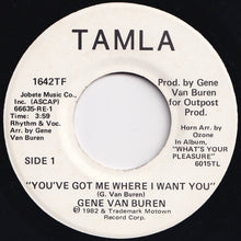 画像をギャラリービューアに読み込む, Gene Van Buren - You've Got Me Where I Want You / You've Got Me Where I Want You (7 inch Record / Used)