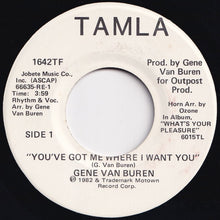 画像をギャラリービューアに読み込む, Gene Van Buren - You've Got Me Where I Want You / You've Got Me Where I Want You (7 inch Record / Used)