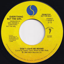 画像をギャラリービューアに読み込む, Everything But The Girl - Don't Leave Me Behind / Don't Leave Me Behind (7 inch Record / Used)