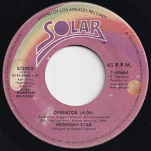 画像をギャラリービューアに読み込む, Midnight Star - Operator / Playmates (7 inch Record / Used)