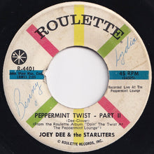 Load image into Gallery viewer, Joey Dee & The Starliters - Peppermint Twist (Part 1) / (Part 2) (7 inch Record / Used)