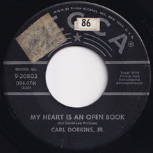 画像をギャラリービューアに読み込む, Carl Dobkins, Jr. - My Heart Is An Open Book / My Pledge To You (7 inch Record / Used)