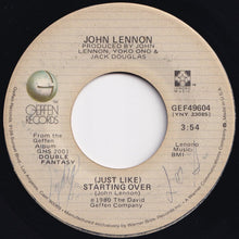 Load image into Gallery viewer, John Lennon / Yoko Ono - (Just Like) Starting Over / Kiss Kiss Kiss (7 inch Record / Used)