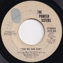 画像をギャラリービューアに読み込む, Pointer Sisters - Yes We Can Can / Jada (7 inch Record / Used)