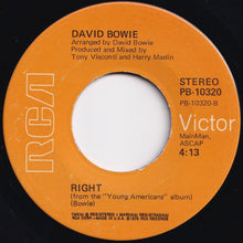 Load image into Gallery viewer, David Bowie - Fame / Right (7 inch Record / Used)