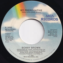画像をギャラリービューアに読み込む, Bobby Brown - My Prerogative / (Instrumental) (7 inch Record / Used)