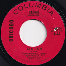 Load image into Gallery viewer, Chicago - Does Anybody Really Know What Time It Is? / Listen (7 inch Record / Used)
