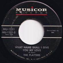 Load image into Gallery viewer, Platters - Washed Ashore (On A Lonely Island In The Sea) / What Name Shall I Give You My Love (7 inch Record / Used)