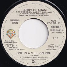 Load image into Gallery viewer, Larry Graham - One In A Million You (Mono) / (Stereo) (7 inch Record / Used)