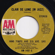 Load image into Gallery viewer, Nino Tempo And 5th Ave. Sax - Sister James / Clair De Lune (In Jazz) (7 inch Record / Used)