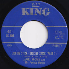 Load image into Gallery viewer, James Brown & The Famous Flames - Licking Stick - Licking Stick (Part 1) / (Part 2) (7 inch Record / Used)