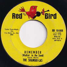 画像をギャラリービューアに読み込む, Shangri-Las - Remember (Walkin' In The Sand) / It's Easier To Cry (7 inch Record / Used)