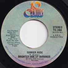画像をギャラリービューアに読み込む, Brighter Side Of Darkness - I Owe You Love / Summer Ride (7 inch Record / Used)