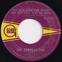 Load image into Gallery viewer, Temptations - Just My Imagination (Running Away With Me) / You Make Your Own Heaven And Hell Right Here On Earth (7 inch Record / Used)