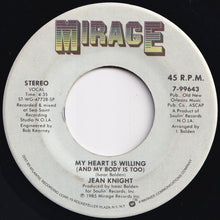 Load image into Gallery viewer, Jean Knight - My Toot Toot / My Heart Is Willing (And My Body Is Too) (7 inch Record / Used)