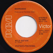 画像をギャラリービューアに読み込む, Barrabas - Wild Safari / Woman (7 inch Record / Used)