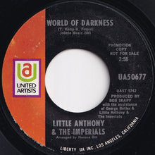 Load image into Gallery viewer, Little Anthony & The Imperials - World Of Darkness (Mono) / (Stereo) (7 inch Record / Used)