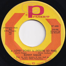 Load image into Gallery viewer, Bunny Sigler - Lovey Dovey & (You're So Fine) / Sunny Sunday (7 inch Record / Used)