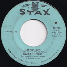 Load image into Gallery viewer, Carla Thomas - Pick Up The Pieces / Separation (7 inch Record / Used)