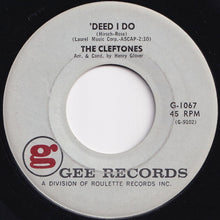 Load image into Gallery viewer, Cleftones - For Sentimental Reasons / 'Deed I Do (7 inch Record / Used)