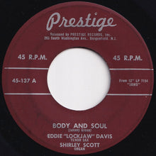 画像をギャラリービューアに読み込む, Eddie Davis, Shirley Scott - Body And Soul / Old Devil Moon (7 inch Record / Used)