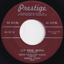 画像をギャラリービューアに読み込む, Eddie Davis, Shirley Scott - Body And Soul / Old Devil Moon (7 inch Record / Used)
