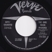 Load image into Gallery viewer, Stan Getz, Joao Gilberto - The Girl From Ipanema / Blowin' In The Wind (7 inch Record / Used)