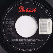 画像をギャラリービューアに読み込む, Cyndi Lauper - Girls Just Want To Have Fun / Right Track Wrong Train (7 inch Record / Used)