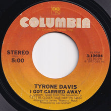 画像をギャラリービューアに読み込む, Tyrone Davis - All You Got / I Got Carried Away (7 inch Record / Used)