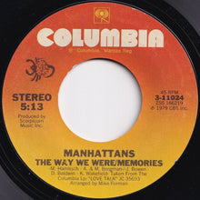 Load image into Gallery viewer, Manhattans - The Way We Were - Memories / New York City (7 inch Record / Used)