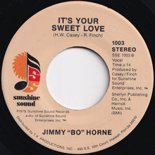 Load image into Gallery viewer, Jimmy "Bo" Horne - Dance Across The Floor / It's Your Sweet Love (7 inch Record / Used)
