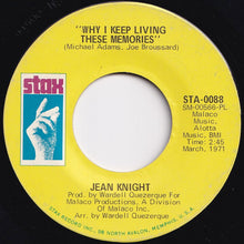 Load image into Gallery viewer, Jean Knight - Mr. Big Stuff / Why I Keep Living These Memories (7 inch Record / Used)
