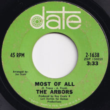 Load image into Gallery viewer, Arbors - The Letter / Most Of All (7 inch Record / Used)