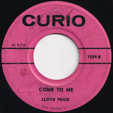 画像をギャラリービューアに読み込む, Lloyd Price - Misery / Come To Me (7 inch Record / Used)