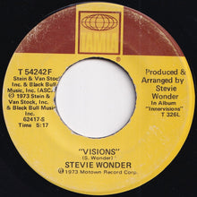 Load image into Gallery viewer, Stevie Wonder - Living For The City / Visions (7 inch Record / Used)