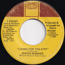 Load image into Gallery viewer, Stevie Wonder - Living For The City / Visions (7 inch Record / Used)