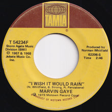画像をギャラリービューアに読み込む, Marvin Gaye - Let's Get It On / I Wish It Would Rain (7 inch Record / Used)