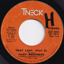 画像をギャラリービューアに読み込む, Isley Brothers - That Lady (Part 1) / (Part 2) (7 inch Record / Used)
