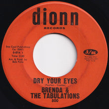 画像をギャラリービューアに読み込む, Brenda & The Tabulations - Dry Your Eyes / The Wash (7 inch Record / Used)