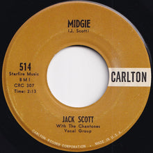 画像をギャラリービューアに読み込む, Jack Scott - The Way I Walk / Midgie (7 inch Record / Used)