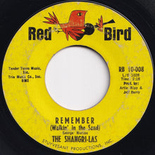 画像をギャラリービューアに読み込む, Shangri-Las - Remember (Walkin' In The Sand) / It's Easier To Cry (7 inch Record / Used)