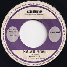 画像をギャラリービューアに読み込む, Marianne Faithfull - As Tears Go By / Greensleeves (7 inch Record / Used)