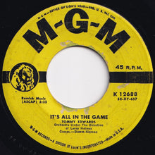 画像をギャラリービューアに読み込む, Tommy Edwards - It's All In The Game / Please Love Me Forever (7 inch Record / Used)