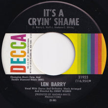 Load image into Gallery viewer, Len Barry - Somewhere / It's A Cryin' Shame (7 inch Record / Used)