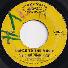 画像をギャラリービューアに読み込む, Sly & The Family Stone - Dance To The Music / Let Me Hear It From You (7 inch Record / Used)
